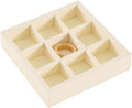 Dark Blue Jewelry Display Tray Ring Necklace Earring Bangle Organizer Multifunctional Storage Case for Jewelry Showcase (Small 9 Grids Tray(beige))