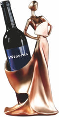 Wine Rack - Lady Wine Bottle Holder, Countertop Decorative Woman Wines Holder for Kitchen & Home Bar & Tabletop Decor & Gift