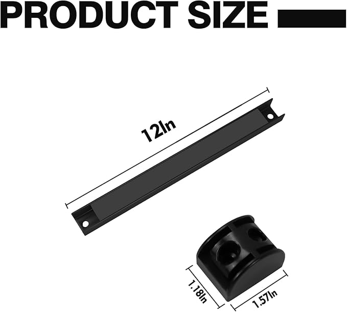 12" Magnetic Tool Holder, 10 Packs Storage Strips Tool Magnet Bar PVC Coated for Garage Organizer Mounted Hanging Strip,Heavy Duty of Magnetic Holder Easy to Install