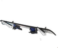 Snowboard Wall Racks, Adjustable Storage Rack for Ski, Surfboard, Wakeboard, Snowboard Wall Mount Display, White/Black