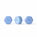 Cadence Travel Containers Basic Skincare Set - Magnetic Containers with Lids,Carry On Travel Essentials For Women/Men - 3 Small Capsules (0.56oz) - Cleanser, Moisturizer & Sun-Icon Labels - Pacific