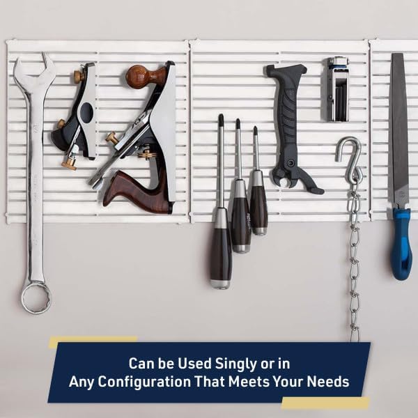 Kings County Tools Magnetic Tool Holder - 12x12in Garage Organization Panel - Magnetic Board Garage Shelving Tool Organizer Storage Rack - Wall Mount Magnetic Tool Holder Strip Panel for Workshop