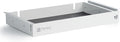 PERFECT POSTURE Max Under Desk Storage Drawer – Large Desk Drawer with Lock for Regular & Sit-Stand Standing Desks, White (19.3" x 10")