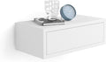 Mobili Fiver, Riccardo Floating nightstand, Ashwood White, Made in Italy