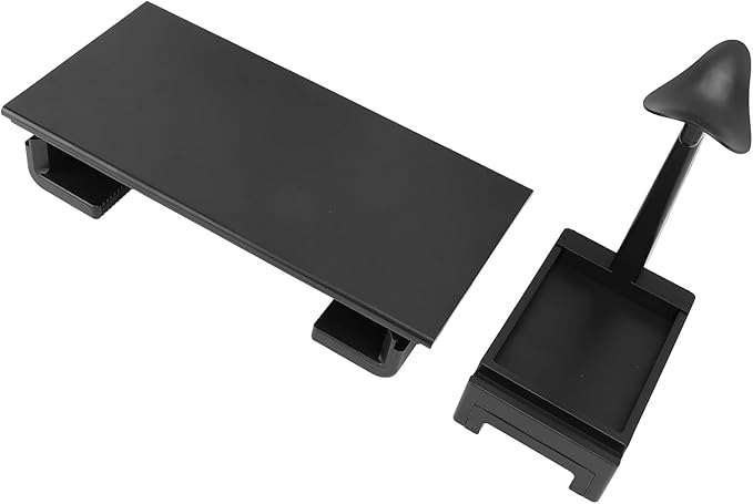 Adjustable Monitor Stand Riser, Computer Monitor Stand with Storage Drawer, Ergonomic Desk Shelf Riser with USB Ports and Headphone Stand, Sturdy ABS Plastic Monitor Stand