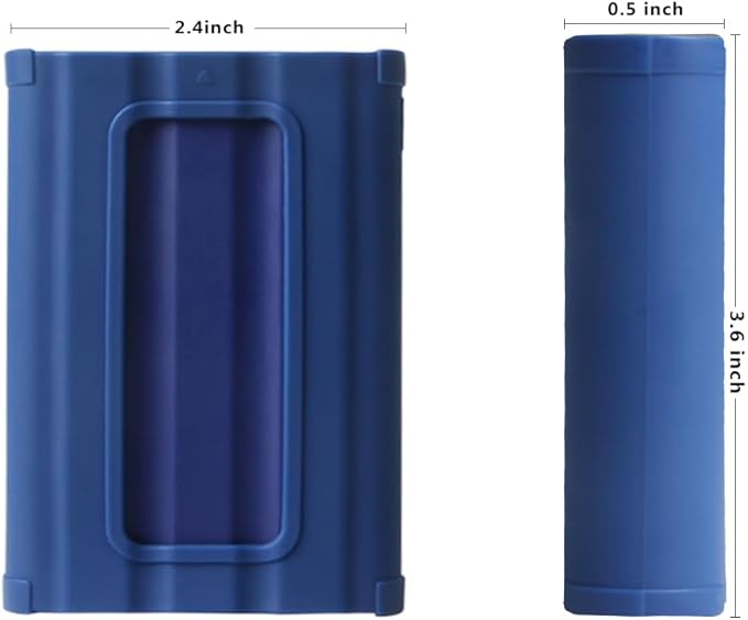 Hermitshell Silicone Carrying Case Replacement for Samsung T7 Shield 2TB / 1TB / 4TB, Portable SSD, USB 3.2 Gen2 External Solid State Drive (Blue, Silicone Case)