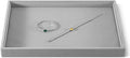 Velvet Stackable Jewelry Display Flat Tray For Ring Earring Necklace Bracelet, Bangle Pendant Storage Blank Plate, Shop Countertop Jewelry Dish Organizer (Gray)