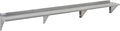 Commercial Wall Shelf - 365 lb. Weight Capacity, 96" W x 12" D, NSF Solid, Stainless Steel (29N-017)