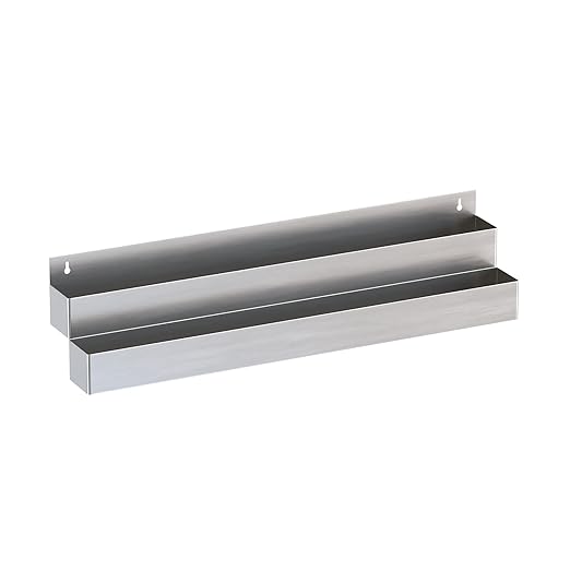Stainless Steel Double Tier Speed Rail, Liquor Rack, Speed Rack, Bottle Holder - 42 Inch