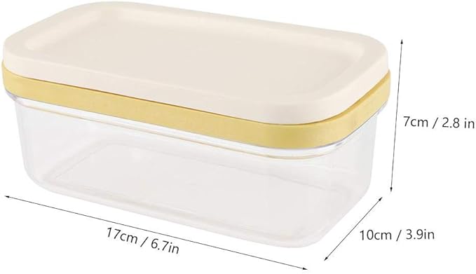 Fdit Butter Box Cheese Container Keeper With Cutting Net Food Storage Box Kitchen