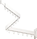 Clothes Drying Rack,Laundry Drying Rack,Clothes Rack Wall Mount,Wall Mounted Clothes Hanger Rack,Laundry Rack Folding,Retractable Clothing Rack,Collapsible Clothes Hanging Rack(Loop,White)