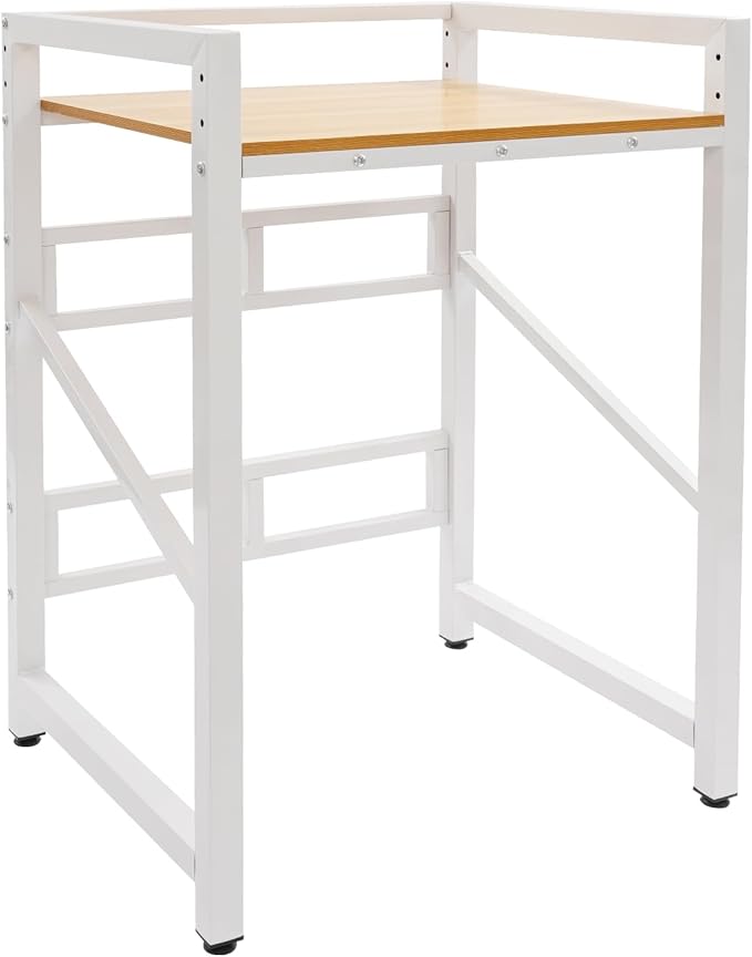 Over The Washer and Dryer Storage Shelf, Height Adjustable Washer Dryer Stacking Rack Stand for Bathrooms Laundry Rooms, Load Capacity 660 lbs