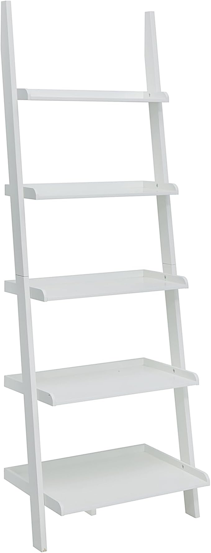Convenience Concepts French Country Bookshelf Ladder, White