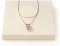 Oirlv Microfiber Jewelry Display Tray Necklace Display Stand Necklace Holder(Beige)