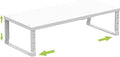 Expandable Stackable Spice Rack Organizer for Kitchen Cabinet,Adjustable Counter Shelf, countertop, Pantry,Cupboard,Bathroom,Bedroom(1Pack/White/Medium)
