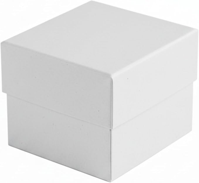 Novel Box Cherry Luxury Ring Jewelry Box with LED Light 2.37x2.37x1.87 Inches - Authentic Mahogany with White Insert - Unique Ring Box for Proposal, Engagement, Wedding, or Small Jewelry Display Gifts