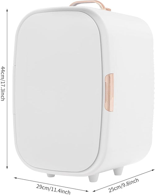 12.68Qt Portable Small Refrigerator Cosmetics Refrigerator Mini Fridge with Constant Temperature( 4-60℃/39.2-140℉) Personal Beauty Fridge for Bedrooms, Offices, Dormitories, Dressing Rooms(White)