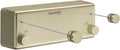 Danpro Retractable Clothesline, 2x13.8ft Designer Drying Line for Luxury Bedroom/Closet, Seamless Blending with Modern Interiors(Gold)