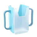 Milk Carton Holder with Handle 8x5cm Reusable Juice Box Holder No Squeeze Adjustable Food Pouch and Milk Box Rack for Kids No Spill