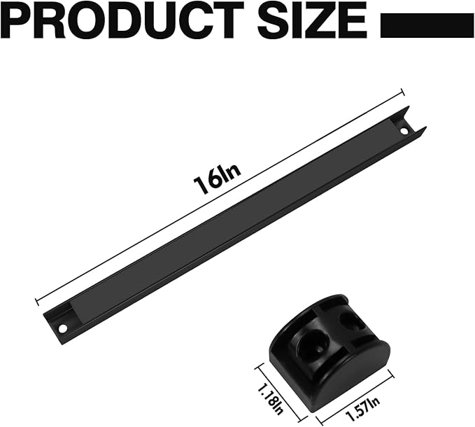 5 Pack Magnetic Tool Holder, Magnetic Strips Tool Magnet Bar PVC Coated for Garage Tool Organizer 16 In