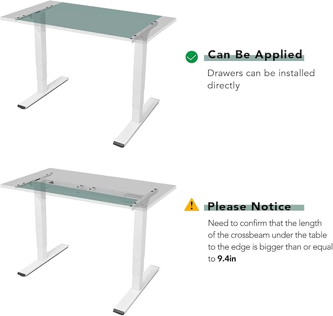 FLEXISPOT Under Desk Drawer 17.7in Wide Pull-Out Drawer for Storage Slide-out Under Desk Organizer for Office Home(L, White)