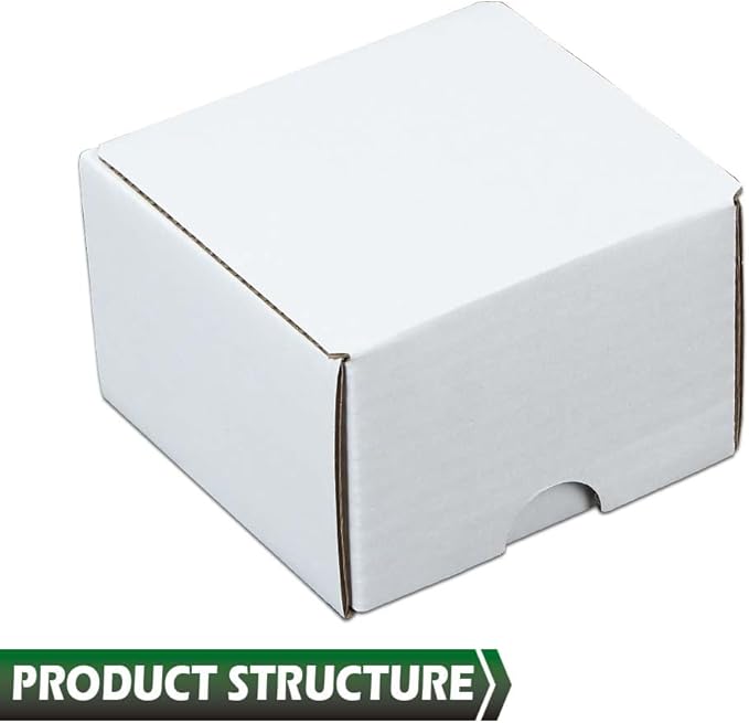 GRAND ORANGE 10pcs 200 count Cardboard Trading Card Storage Boxes box Brilliant white Corrugated Paper box