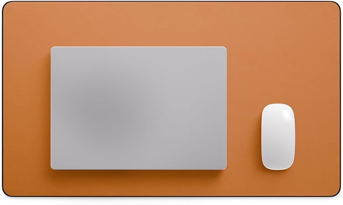Jotsome Leather Desk Pad Mat, Non-Slip Desk Blotter Pad - Desk Protector for Office, Home, Laptop, and Desktop, Gift for The Holidays or Christmas (Tan, 24" x 14")