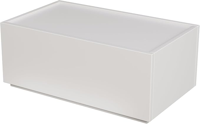 Modern Nightstand Stackable Storage Drawers, Modular Bedroom Furniture Set - Storage Cabinet, Bedside Table, Sofa End Table for Bedroom Living Room Hallway Entryway White Large