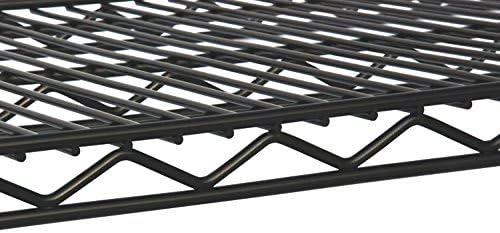 Omega 14" Deep x 42" Wide x 80" High 3 Tier Black Starter Shelving Unit