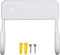 Ironing Board Hanger Wall Mount, Ironing Board Holder Organizer Wall Rack for Laundry Rooms Space-Saving Storage Rack Hanging Shelf Hanger (White)