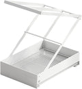 Collapsible Sink Holder Kitchen Tool Organizer Drain Tray with Cleaning Supplies Holder Storage Rack for Brushes and Detergent