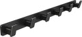 Coat Hook Wall Rack Hanger - Black Coat Rack with 6 Hooks Wall Hooks for Hanging Hat Key Bag Towel Wall Mount Coat Holder