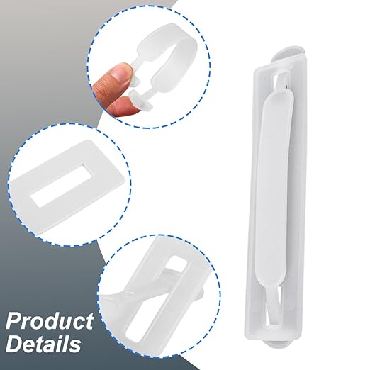 Plastic Cardboard Box Handles Box Handles Lifting Moving Straps for Small Box Carton 100 Sets,Clear
