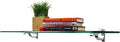 Spancraft Glass C-8x48-Chrome Cardinal Glass Shelf, Chrome, 8" x 48"