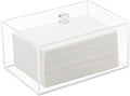 Weiai Acrylic Dryer Sheet Holder, Clear Dryer Sheets Box Container for Laundry Dispenser Storage
