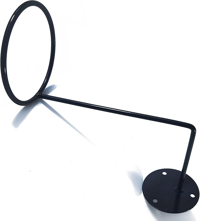 TIHOOD 6PCS Motorcycle Helmet Rack, Metal Helmet Hanger, Wall Mounted Helmet Holder, Ball Rack and Hat Rack, Multifunctional Helmet Rack