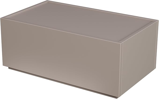Modern Nightstand Stackable Storage Drawers, Modular Bedroom Furniture Set - Storage Cabinet, Bedside Table, Sofa End Table for Bedroom Living Room Hallway Entryway Champagne Lage