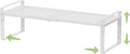 Expandable Countertop Organizer Rack/Shelf with Borders. for Kitchen, Pantry or Office - Heavy-Duty Steel Construction