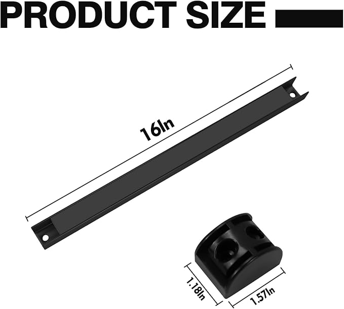 16" Magnetic Tool Holder, 10 Packs Magnetic Storage Strips Magnet Bar PVC Coated for Garage Tool Organizer Mounted Hanging Strip,Heavy Duty of Holder Easy to Install