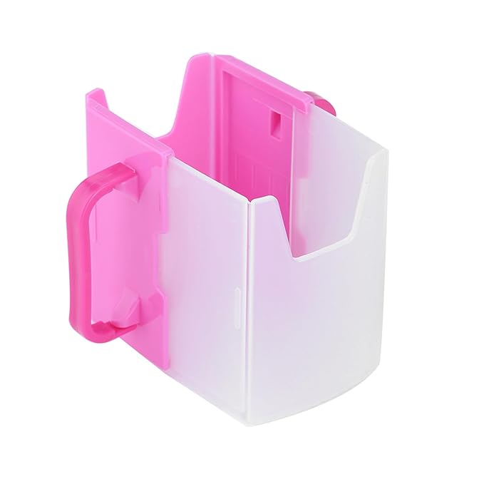 Milk Carton Holder Adjustable Spillproof Milk Drink Holder with Handle for Kid Child Kitchen Tool (Red)