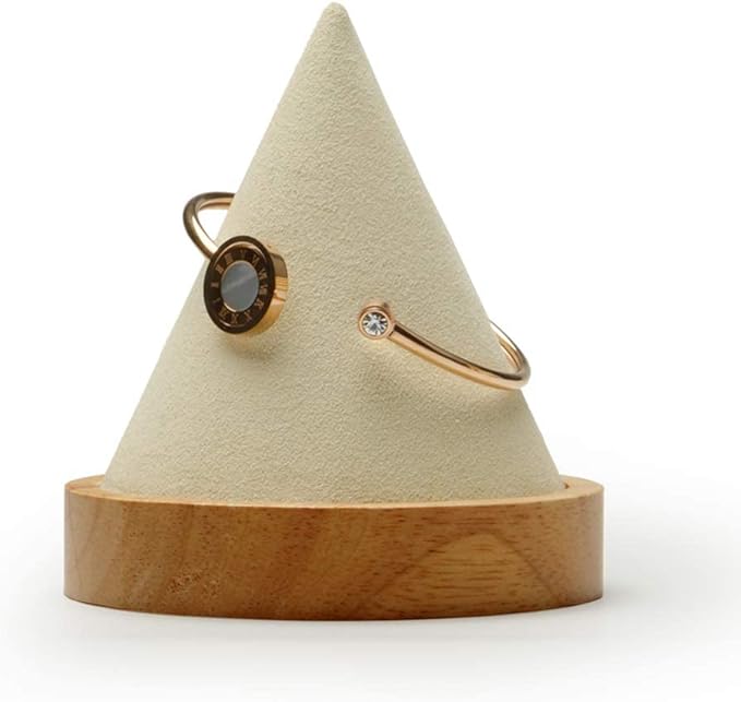 Solid Wood Single Bracelet Display Stand Jewelry Bracelet Display for Selling (WSM02401)