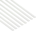 D-Line Half Round Cord Hider, Patented Cable Cover, Hide TV Wall Mount Wires, Raceway for Cords, Decorative Wire Covers, Paintable, Adhesive Cable Concealer, 8X 0.78in W x 0.39in H x 39in L,White