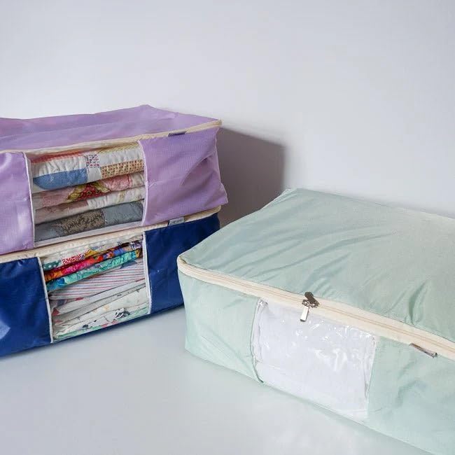 Quilt Storage Bag - Standard Size (22L x 15"W x 8"H) - Winter Green"
