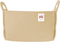 Collapsible Felt BEIGE Storage Bin Small 7.1"x5.1"x5.1" – Foldable Basket with Handles for Closet, Toy Storage, Laundry Room Organization, Decorative Storage Baskets for Shelves, Nursery