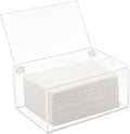 Acrylic Laundry Dryer Sheet Holder, Clear Dryer Sheets Container with Lid for Laundry Room, Clear