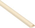 D-Line Half Round Cord Hider, Patented Cable Cover, Hide TV Wall Mount Wires, Raceway for Cords, Decorative Wire Covers, Paintable, Adhesive Cable Concealer, 1x 0.78in W x 0.39in H x 39in L, Beige