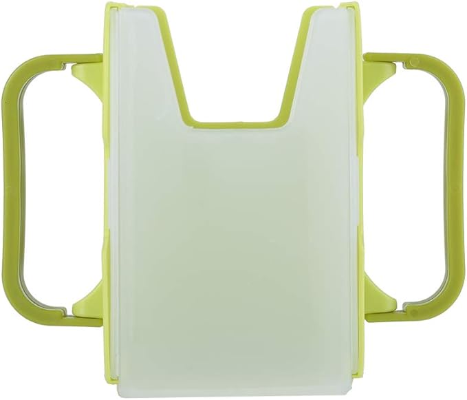 Spill Proof Milk Holder, Adjustable Milk Carton Holder with Handle for Kid Child (Green (Green)