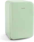 Cooluli Curve 3.8 cu ft Mini Fridge with Freezer - Small Refrigerator for Bedroom, Office, Dorm Room (Green, 3.2 cu.ft Refrigerator, 0.6 Freezer)