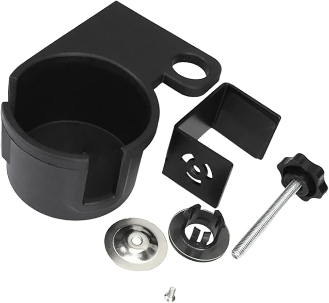 Upgraded 180 Degree Rotating Desk Clamp Organiser Cup Holder for Office and Gaming Table Coffee Mug Storage Rack