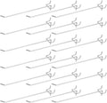 200 Pack Pegboard Shelving Hooks, 8 Inch Stainless Steel Pegboard Hooks Hanging Holders Wall Mount Organize Tools for Garage Office Kitchen Store Craft Organizing, Black